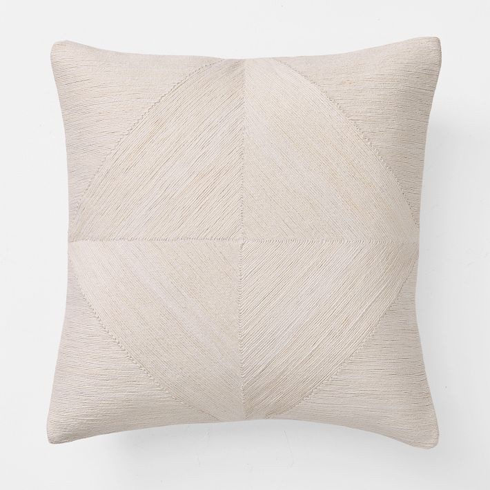 Jute Geo Pillow Cover | West Elm (US)