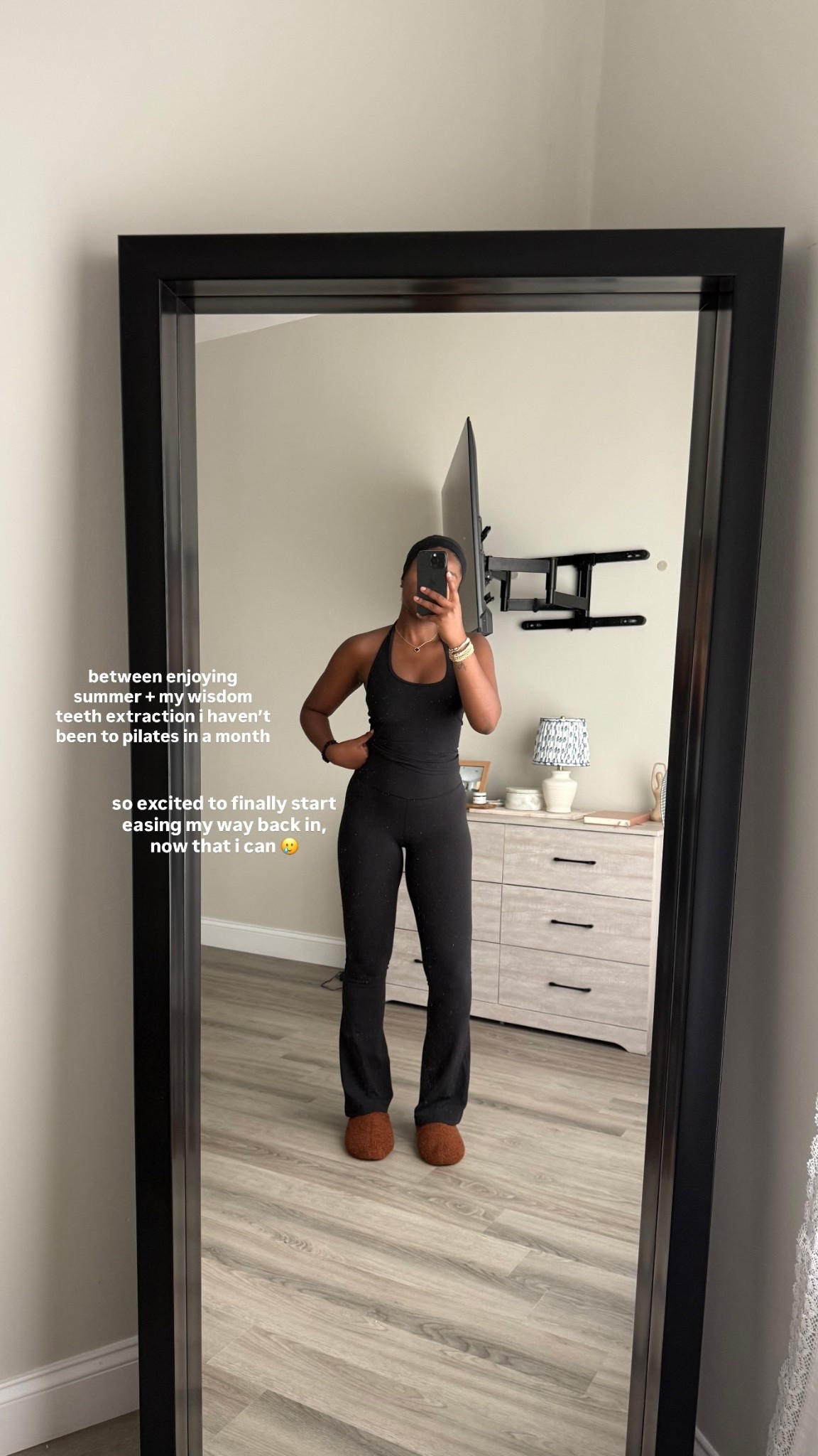 Going to be my most worn halter neck now!!! SOOOO comfy,  Got mine in a size M 🖤

#LTKStyleTip #LTKFindsUnder50 #LTKActive