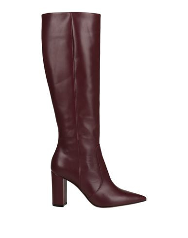 Gianvito Rossi Woman Boot Burgundy Size 8.5 Leather | YOOX (US)