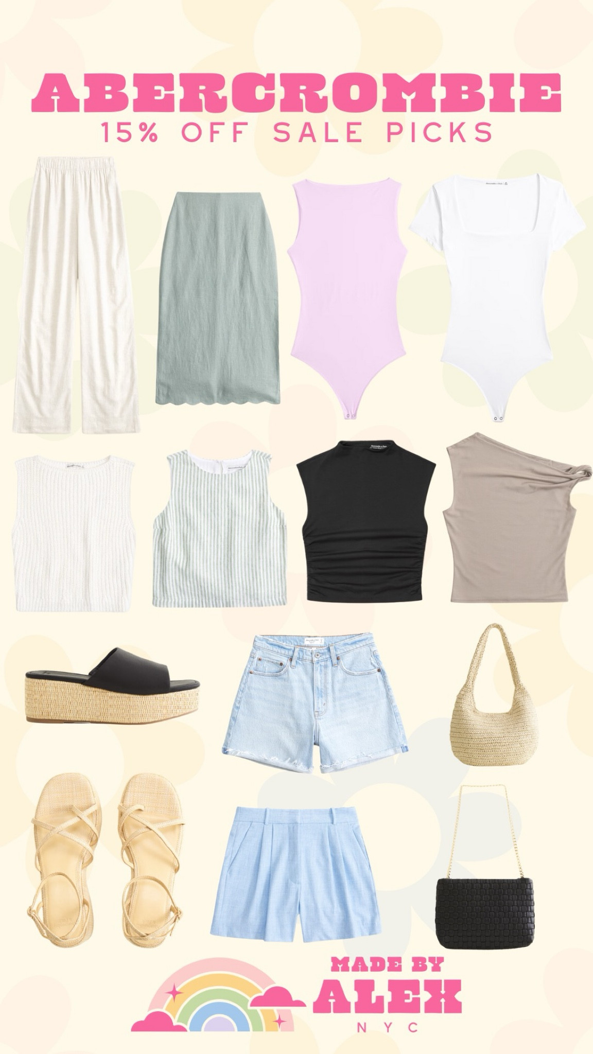 My favorites from the 15% off sale at Abercrombie!!

Summer fashion - abercrombie finds - bodysuits - linen pants - summer sandals - denim shorts - summer outfit inspo - midsize fashion 

#LTKSaleAlert #LTKStyleTip #LTKSeasonal