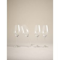 M&S Collection Set of 4 Maxim White Wine Glasses - Clear, Clear | Marks & Spencer (UK)