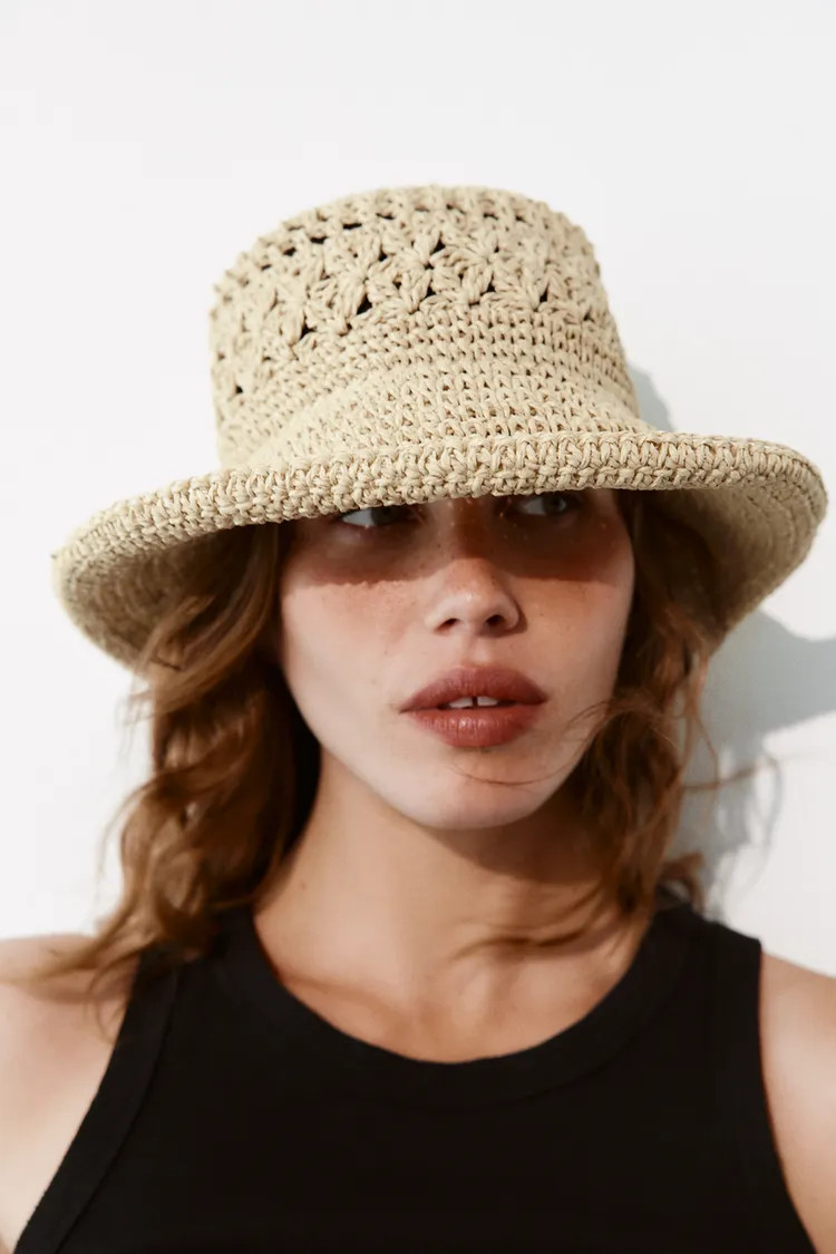 WOVEN BUCKET HAT | Zara US