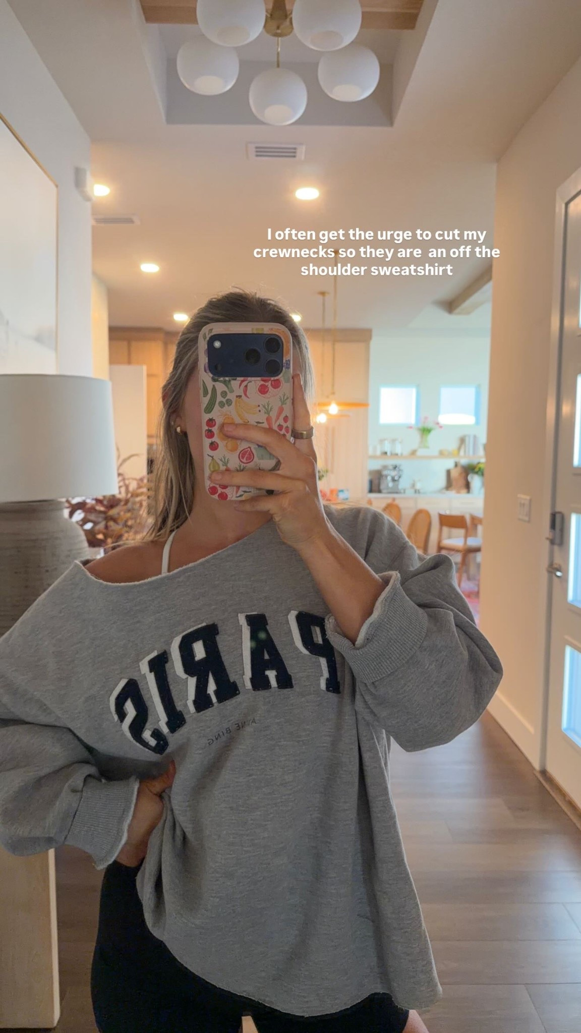 I often get the urge to cut my crewnecks so they are  an off the shoulder sweatshirt

#LTKBump #LTKootd #LTKdayinmylife