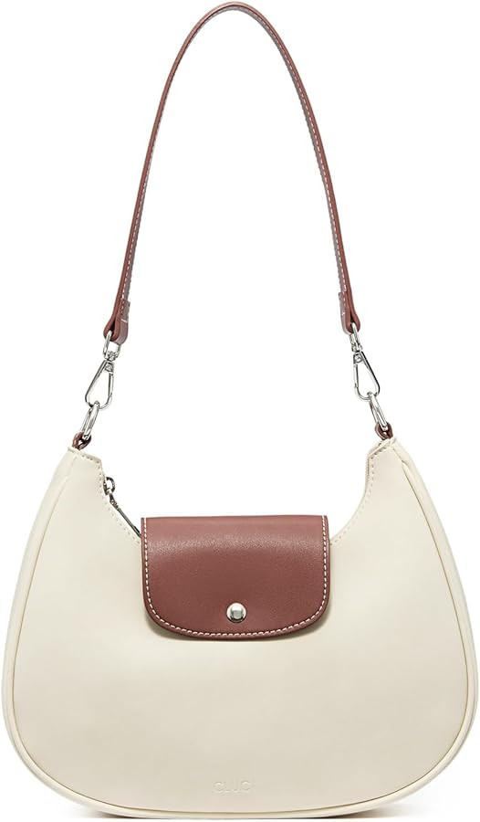 CLUCI Shoulder Bag for Women, RFID Blocking Purse Vegan Leather Hobo Handbags with Adjustable Str... | Amazon (US)