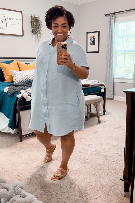 This shirt dress from Amazon is super comfortable and available in many colors  

#LTKcurves #LTKunder50 #LTKSeasonal