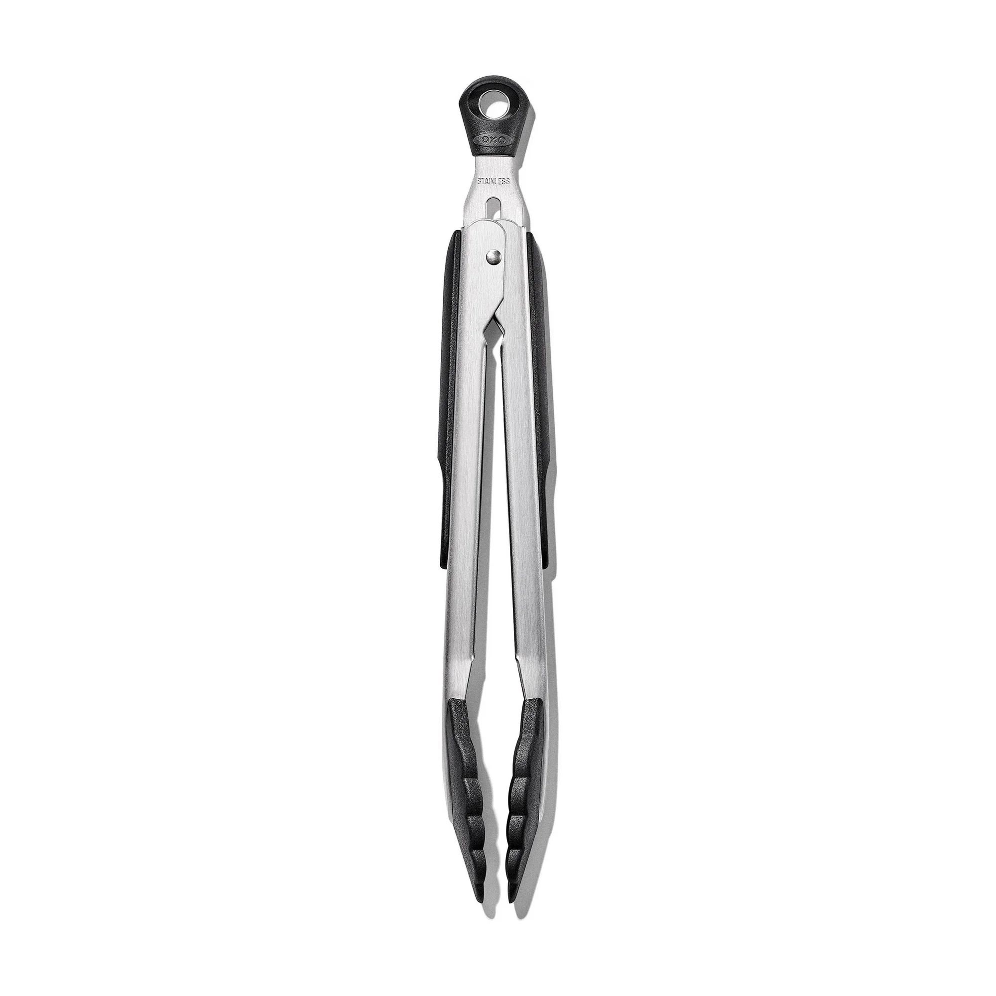 OXO Softworks 9 inch Tongs with Nylon Head, Stainless Steel | Walmart (US)