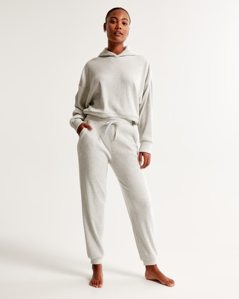 Lounge Cozy Rib Sweatpant | Abercrombie & Fitch (US)