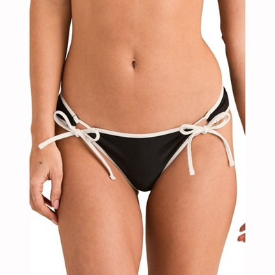 Adore Me Women's River Bikini Swimwear Bottom S / Jet Black. | Target