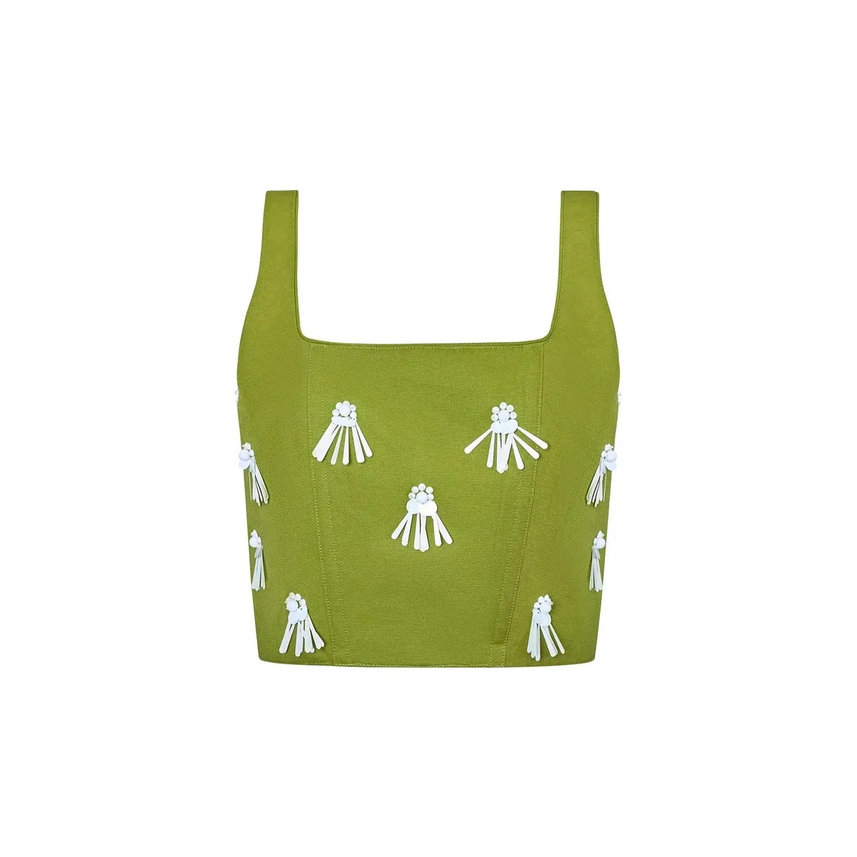 Carissa Bustier in Palm Sand Dollars | Over The Moon