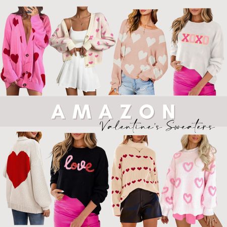 Valentine’s Day sweaters from Amazon 

#LTKover40 #LTKsalealert #LTKSeasonal