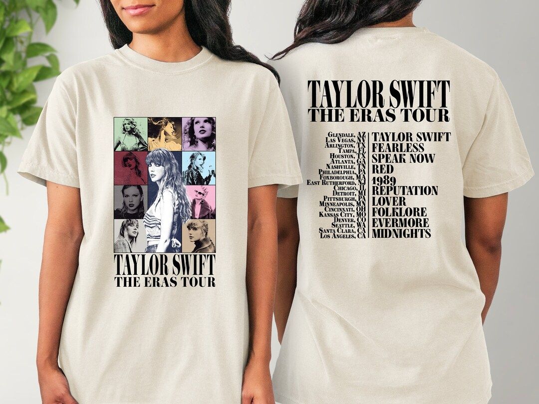 Two Sided The Eras Tour Concert Shirt, Gift Tour Shirt, Lovers Cute Sweater, Kids Fan Shirt,  Con... | Etsy (US)