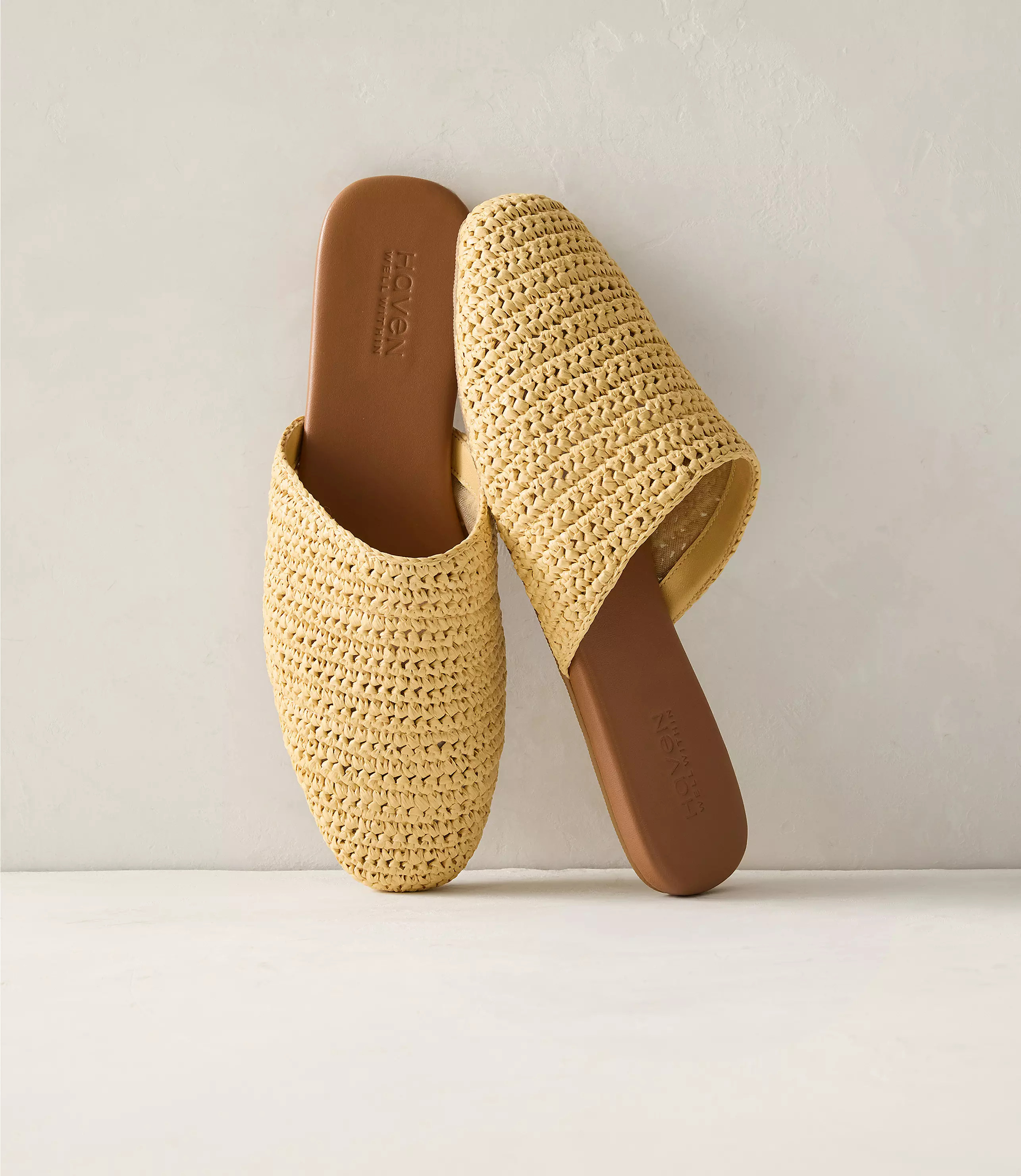 Haven Well Within Straw Mules | LOFT