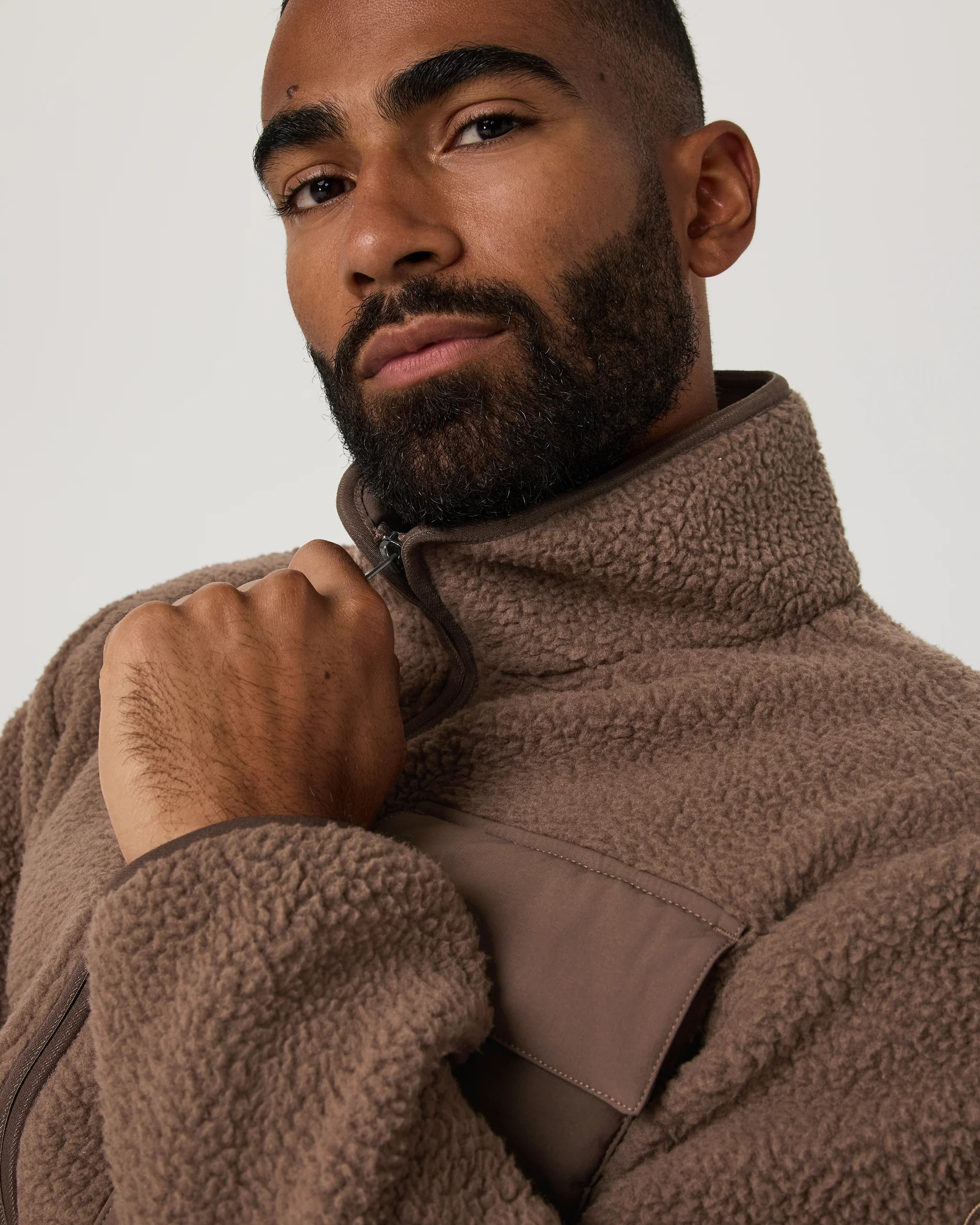 Alpine Fleece Full Zip | Men's Elm Mock Neck Jacket | Vuori | Vuori Clothing (US & Canada)