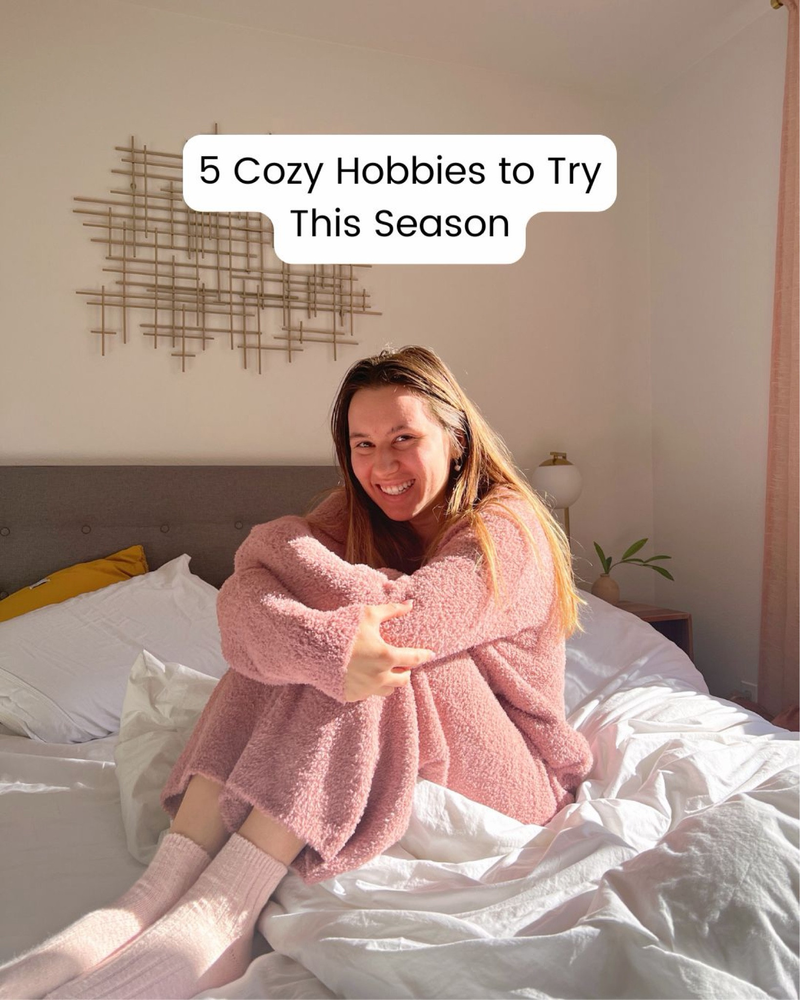 This season is the perfect time to just hibernate indoors with some cozy hobbies. Here’s a few of my favorites….