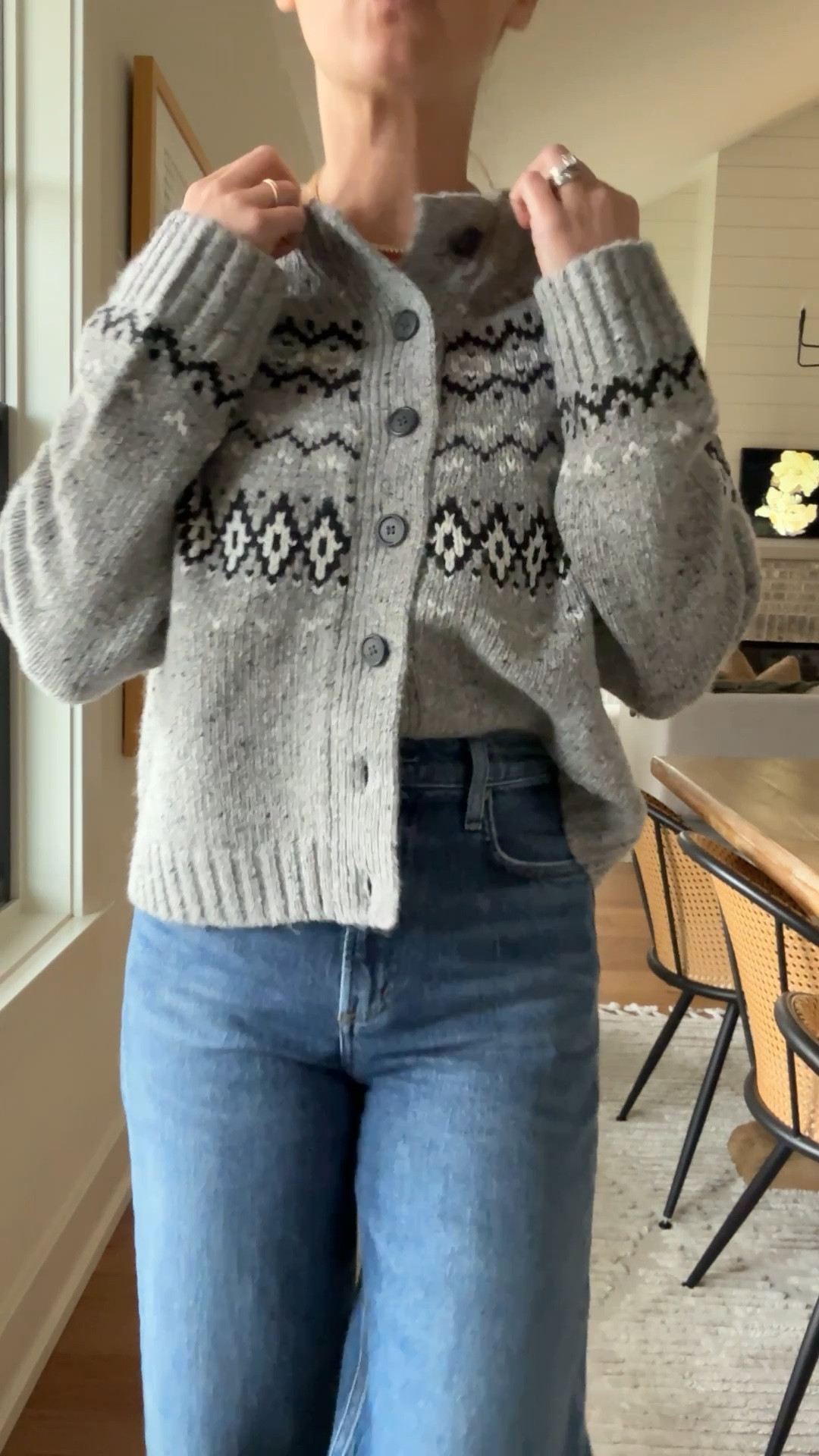 Sweater size XS
Jeans size small

#LTKStyleTip #LTKSeasonal #LTKOver40