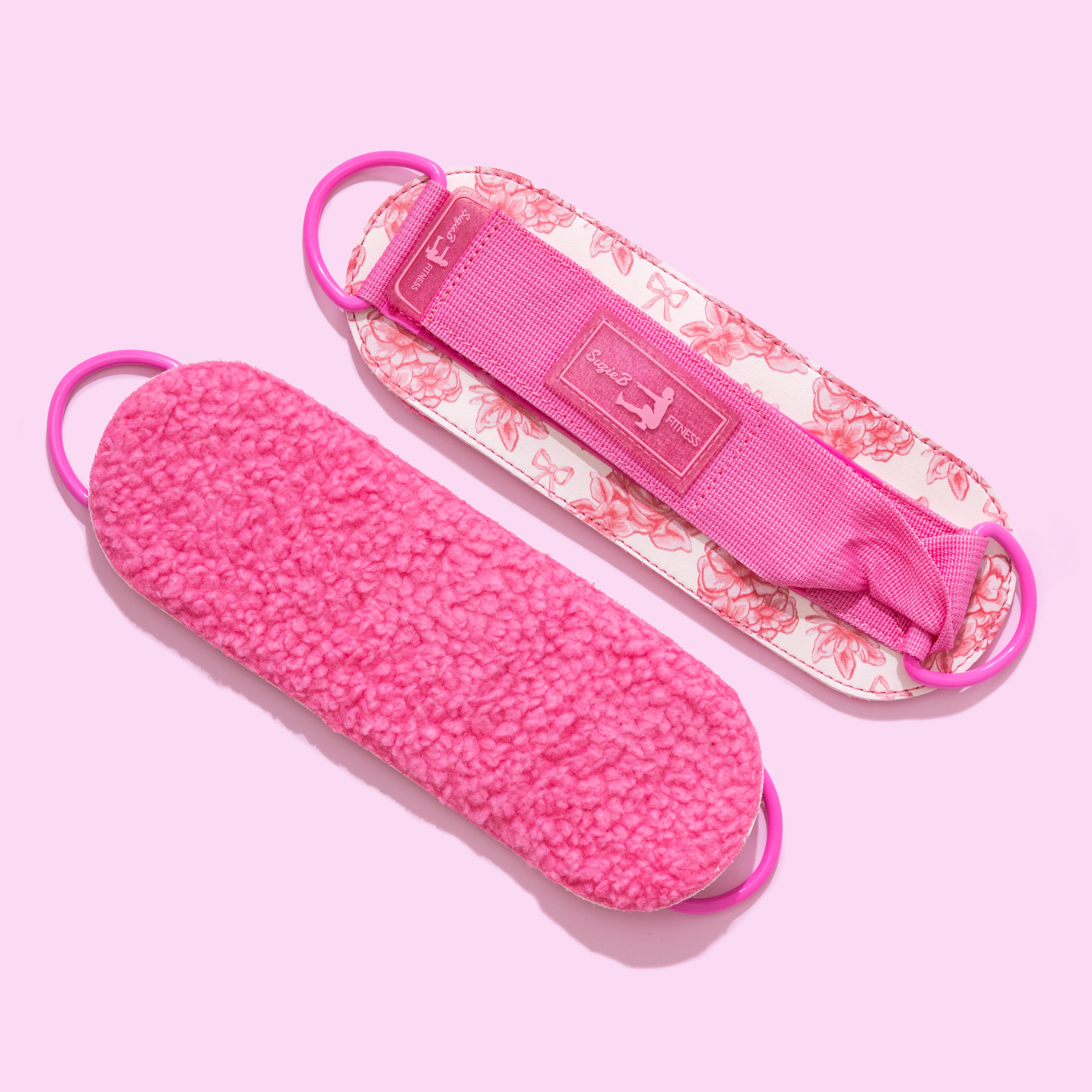 FLORAL ANKLE STRAPS | SuzieB Fitness