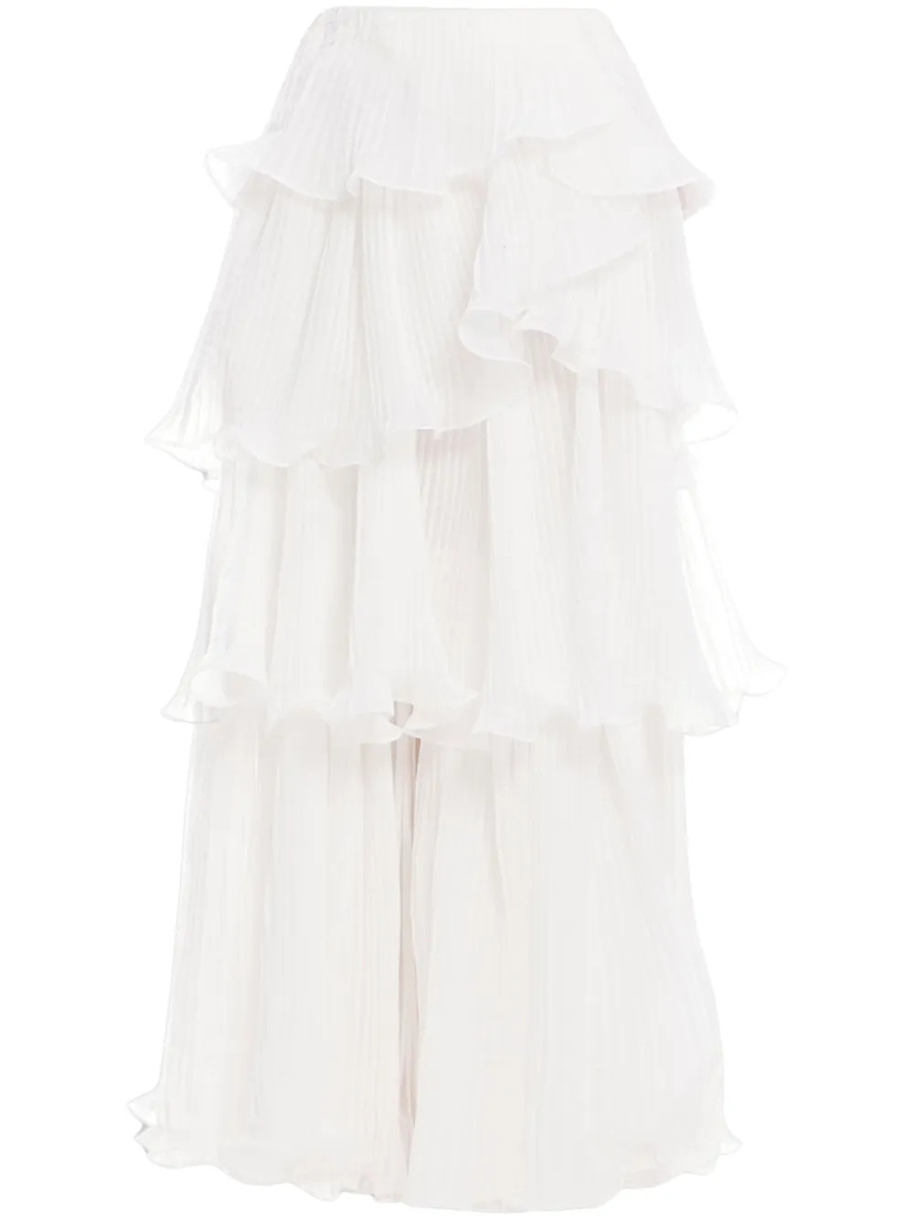 Aje Cosmos Tiered Skirt - Farfetch | Farfetch Global
