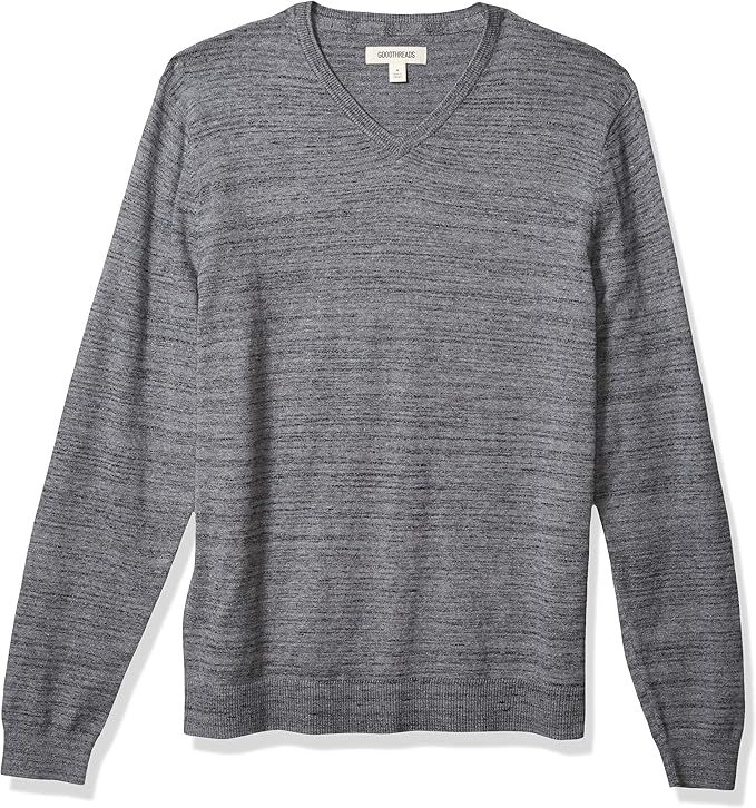 Amazon Brand - Goodthreads Men's Soft Cotton V-Neck Summer Sweater | Amazon (US)