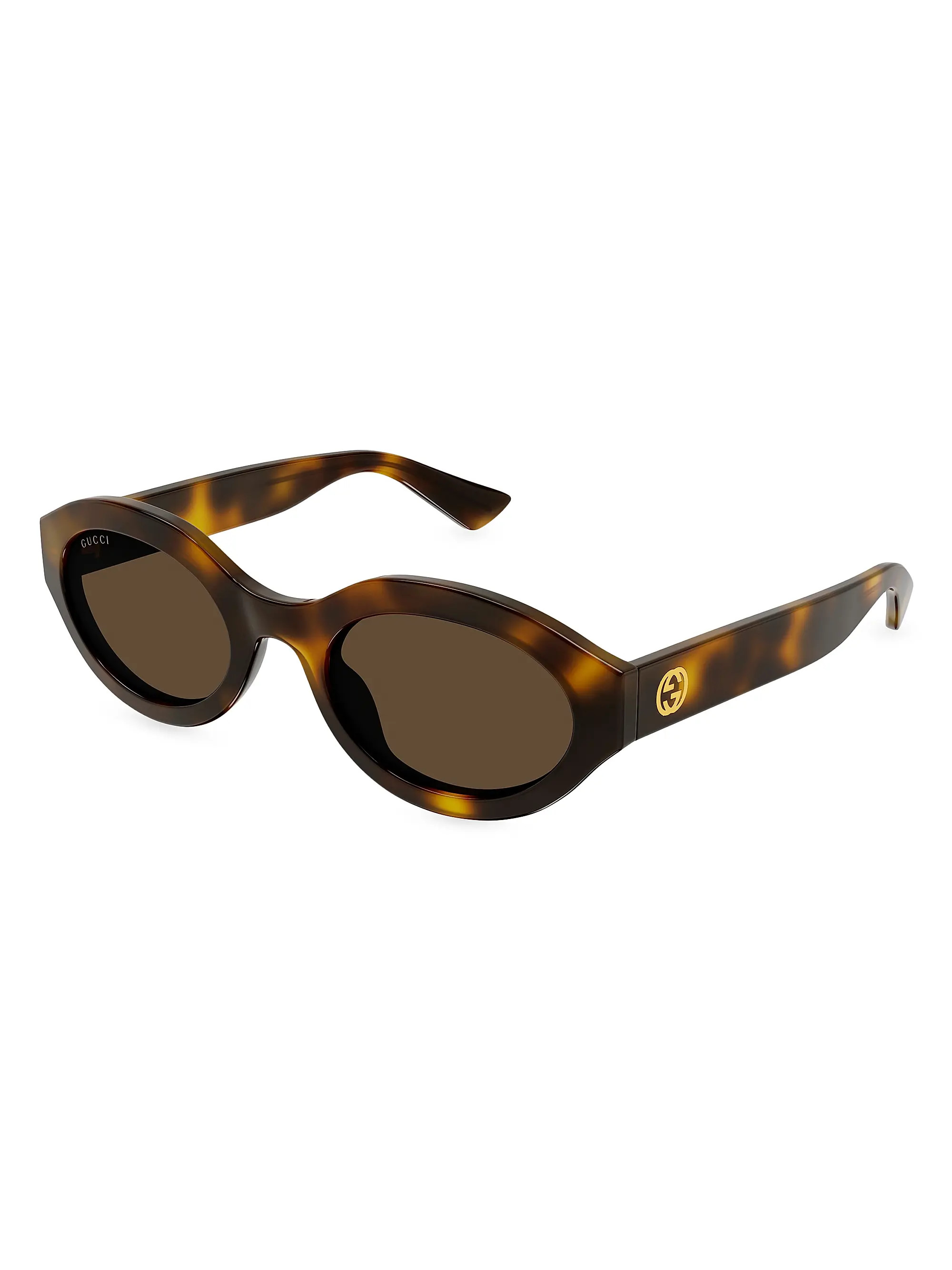 Gucci Minimal GG 53MM Oval Sunglasses | Saks Fifth Avenue | Saks Fifth Avenue