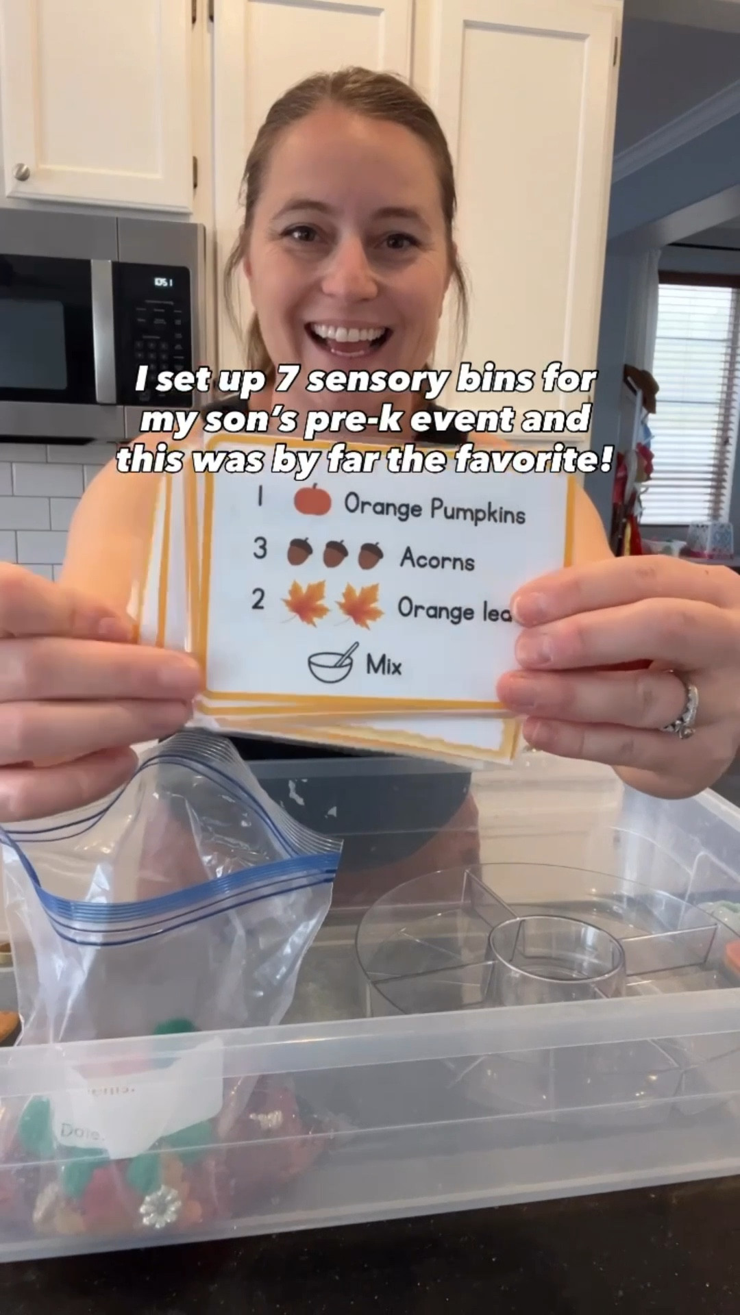 20 Prek kids and their families loved this Fall Sensory bin! The pumpkin pie spice was the favorite, just add oats so it lasts longer.

#LTKKids #LTKSeasonal #LTKFamily