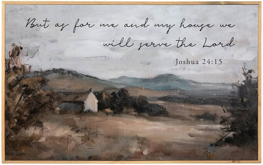 Hobby Lobby Christian Framed Artwork (Green, Cream, Blue & Brown) | Amazon (US)