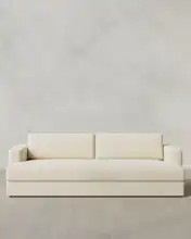 Sierra Curved Arm Sofa in Performance Velvet | Quince