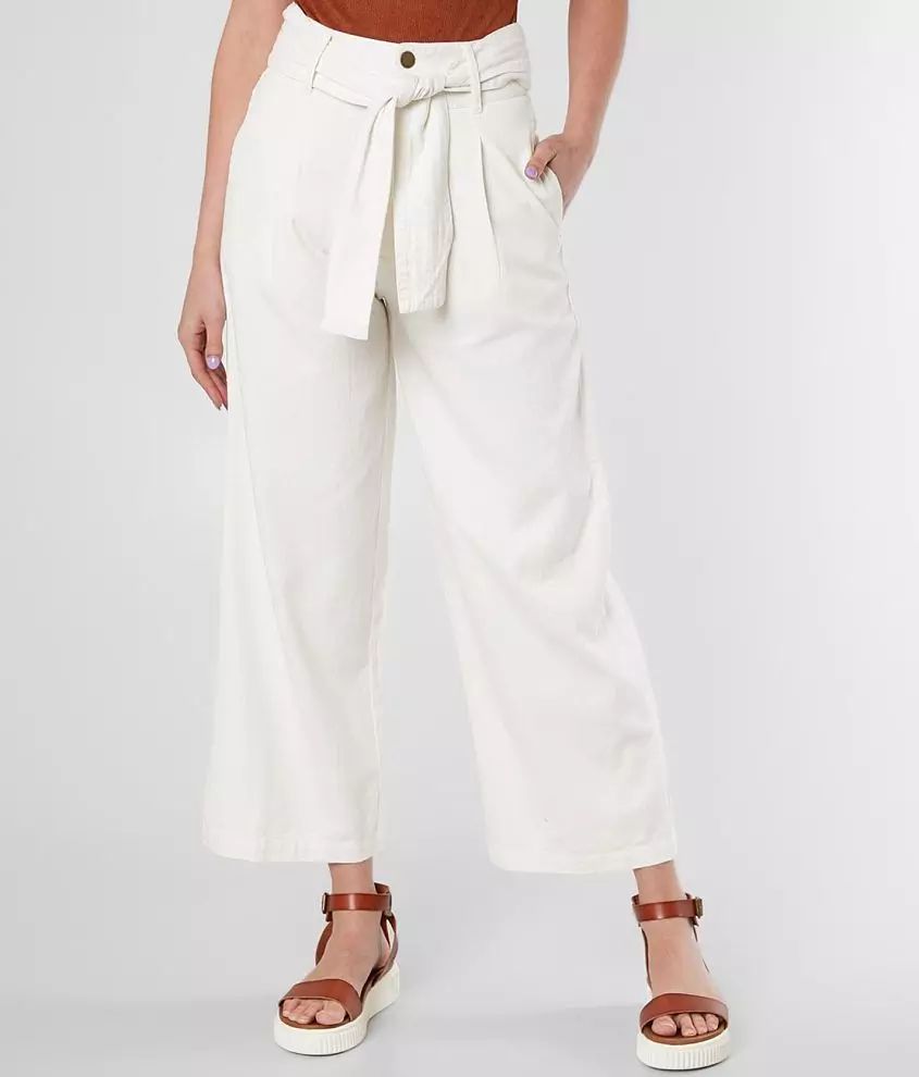 Now Or Never Cropped Wide Leg Pant | Buckle