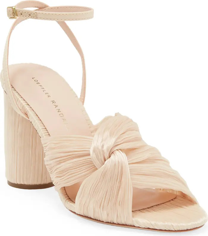 Plissé Knotted Sparkle Sandal (Women) | Nordstrom Rack