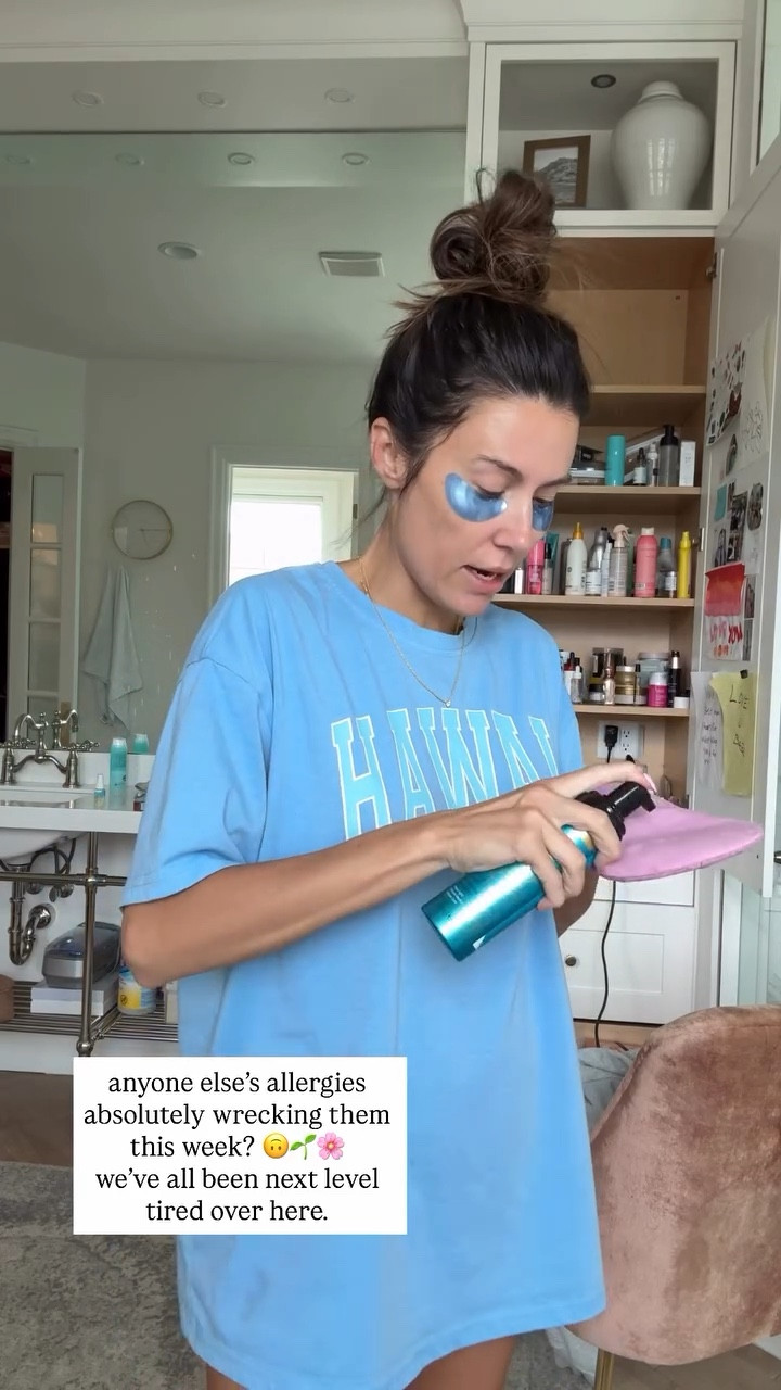 anyone else’s allergies absolutely wrecking them this week? 🙃🌱🌸
we’ve all been next level tired over here.