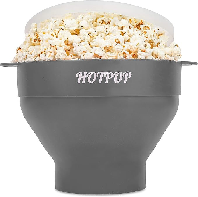 The Original Hotpop Microwave Popcorn Popper, Silicone Popcorn Maker, Collapsible Popcorn Bowl BP... | Amazon (US)