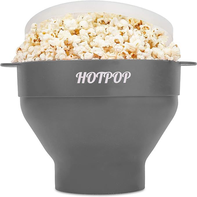 The Original Hotpop Microwave Popcorn Popper, Silicone Popcorn Maker, Collapsible Popcorn Bowl BP... | Amazon (US)