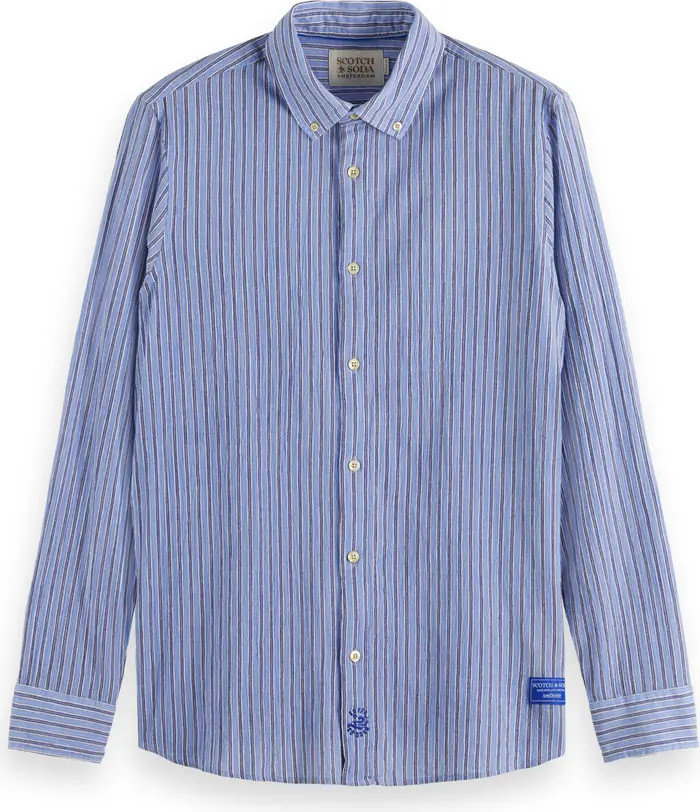 Crinkle Stripe Shirt | Nordstrom Rack