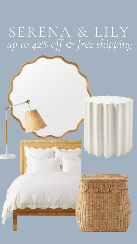 Save over 40% on Serena and Lily right now!

Wavy-mirror
Scalloped-bedding
Natural-fabric
Coastal-decor

#LTKstyletip #LTKsalealert #LTKhome