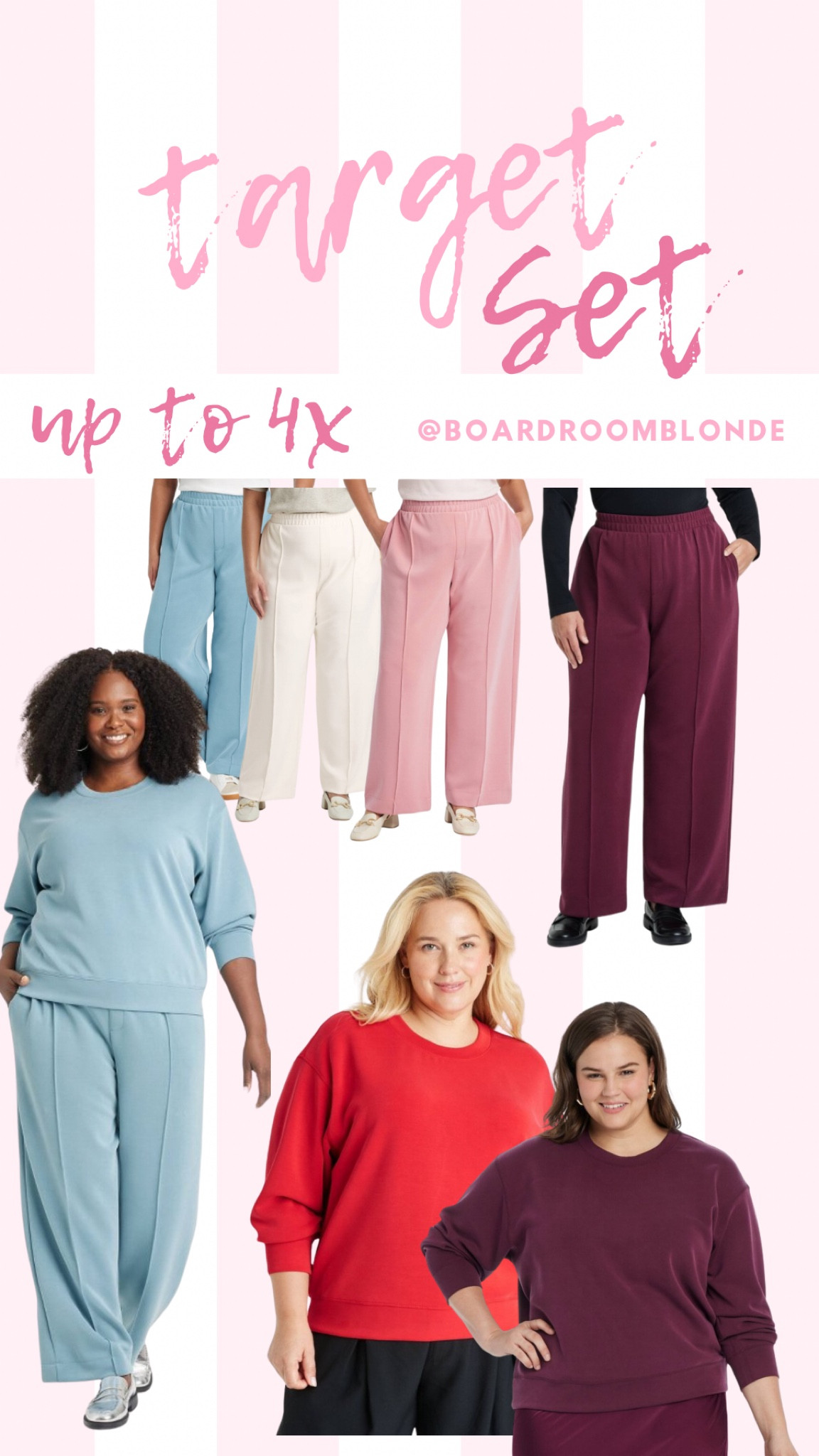 Just place a rush order on this incredible set that target released originally in a slightly different version last Christmas I love the set, and I wear it all the time! The new color ways are incredible! Get it before it sells out

#LTKFindsUnder50 #LTKOver40 #LTKPlusSize