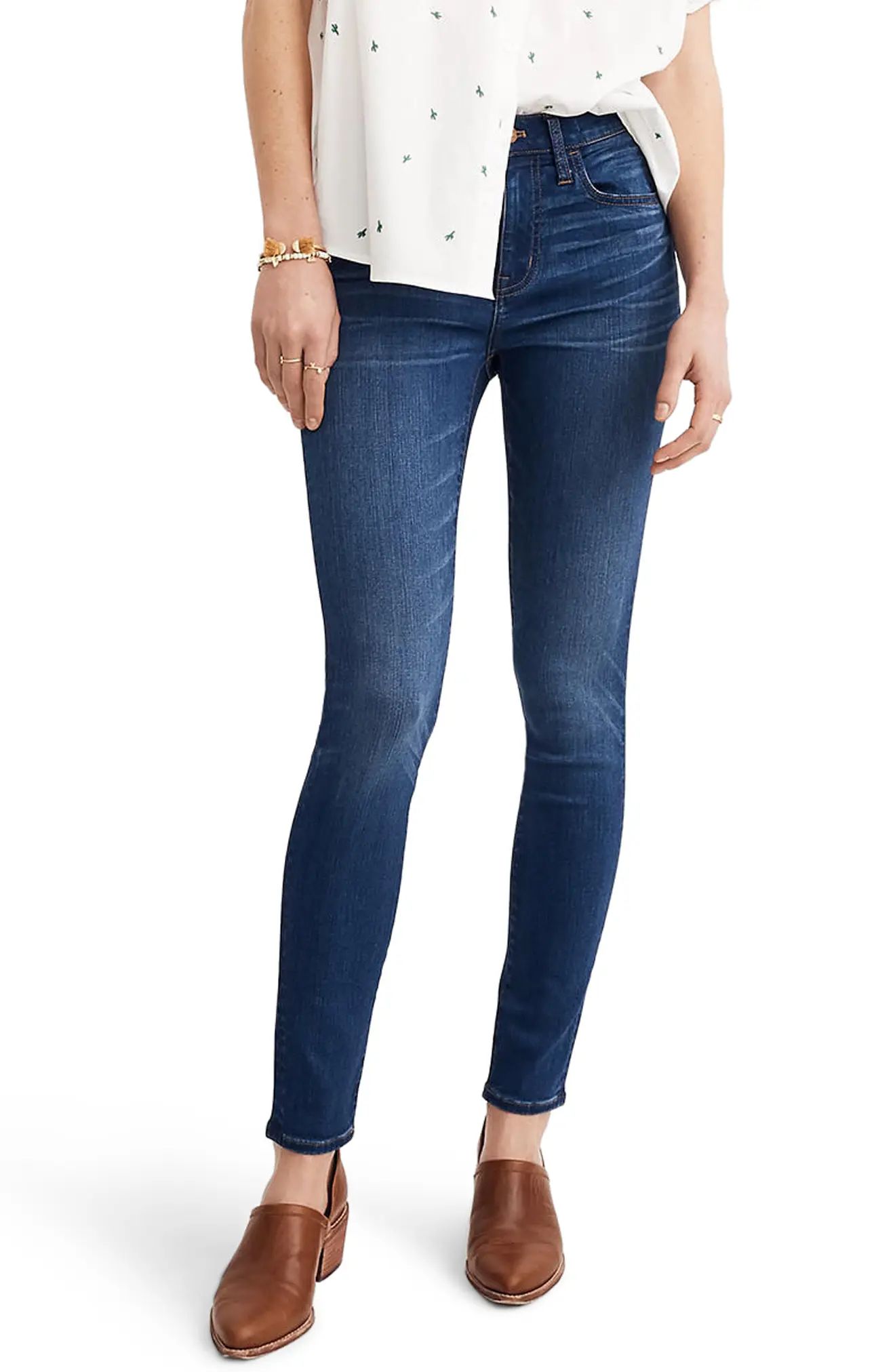 Madewell Roadtripper High Waist Skinny Jeans (Orson) | Nordstrom