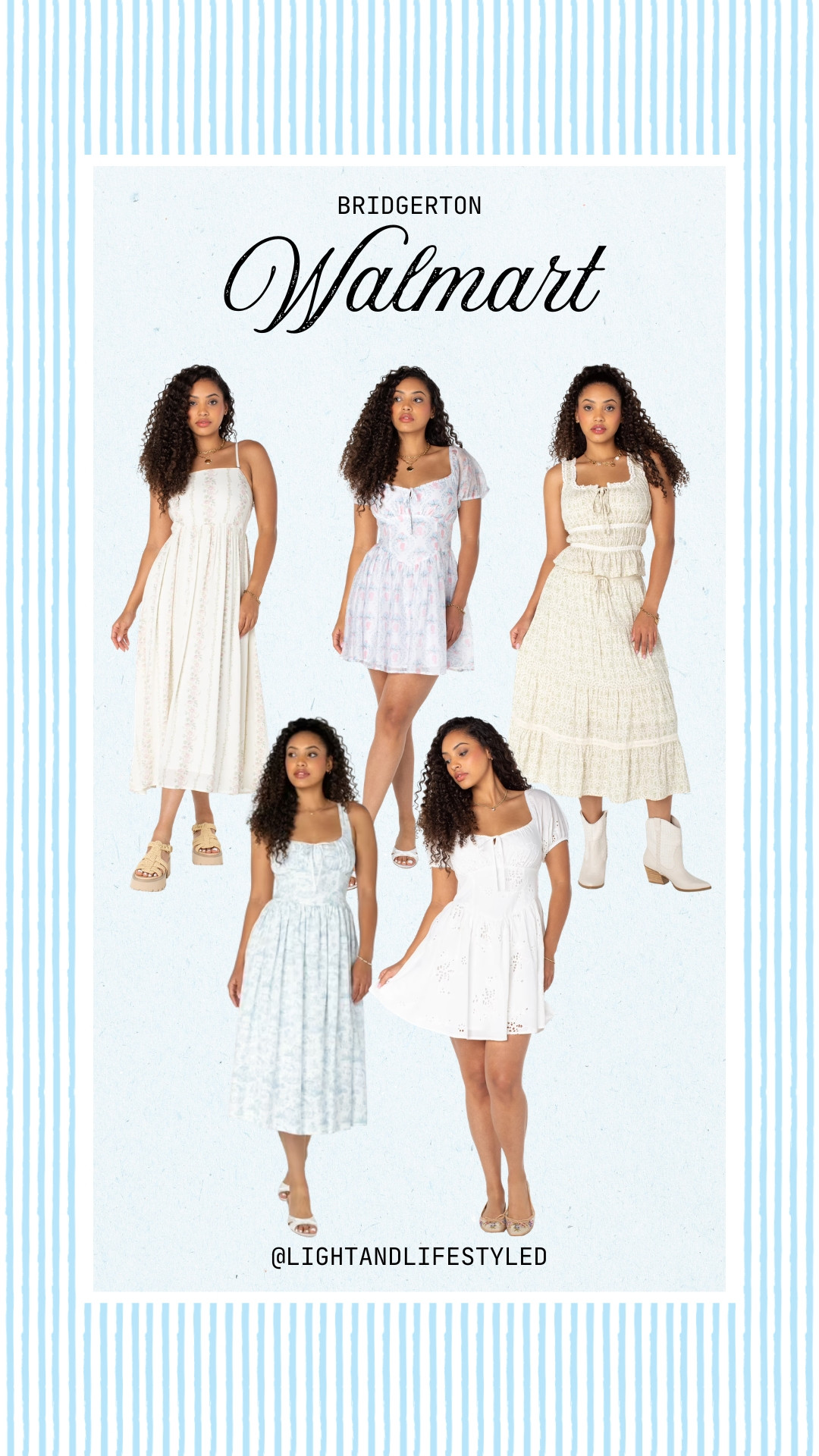 Bridgerton-inspired dresses from Walmart!💙 

 

#LTKootd #LTKSeasonal #LTKSaleAlert