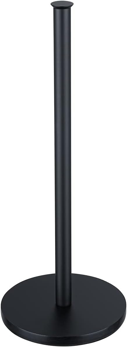 JQK Toilet Paper Storage Stand Matte Black, 304 Stainless Steel Thicken 0.8mm Tissue Reserve Hold... | Amazon (US)