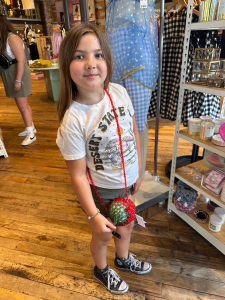 Me and my girls love whimsy purses I guess and Olive is like totally my little strawberry! 🍓 Here’s a fun strawberry inspired roundup! 
#purses #bags #whimsy #strawberries #uniquefinds #urbanoutfitters

#LTKItBag #LTKKids #LTKSeasonal