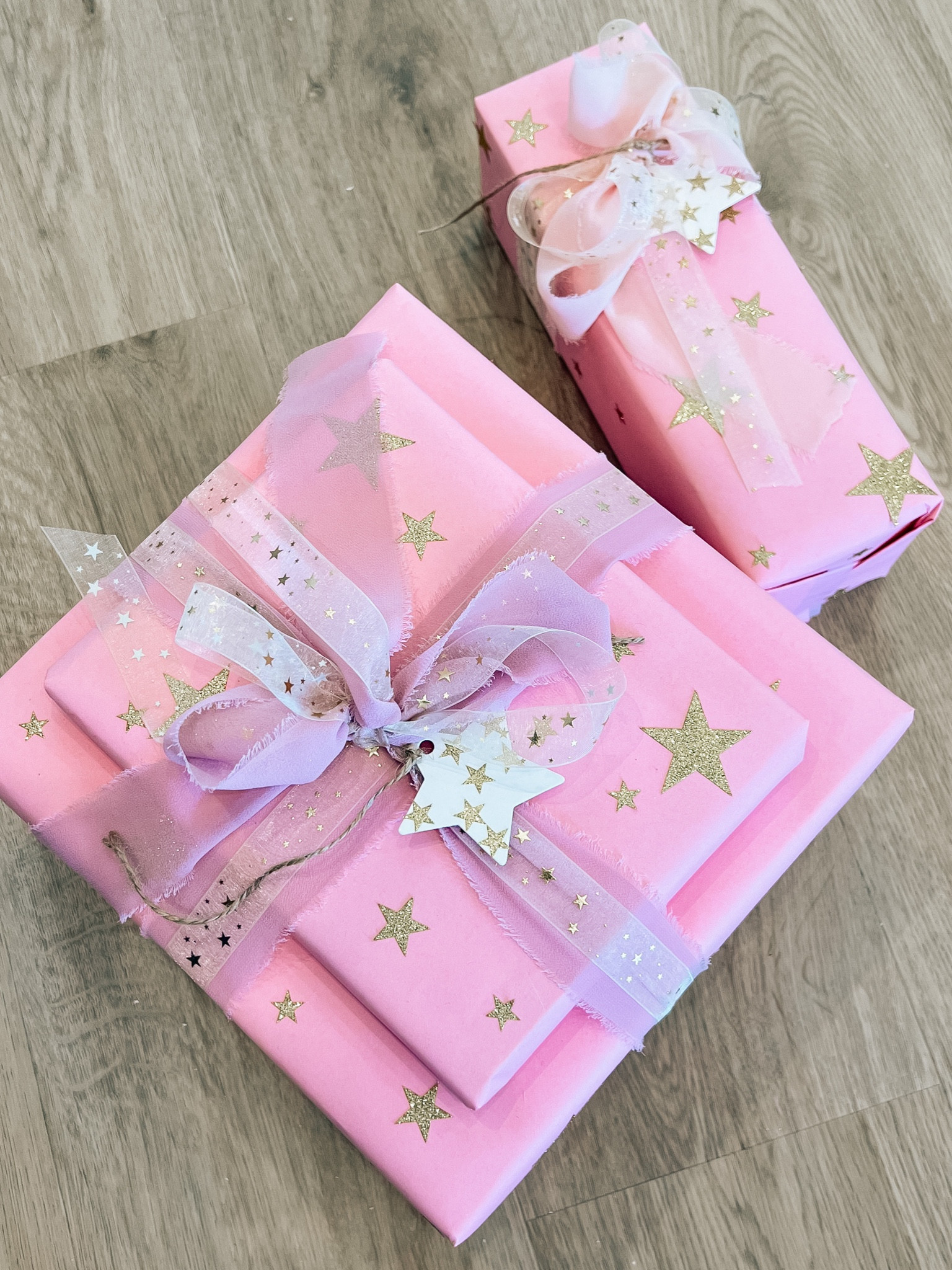 JAM Paper Gift Wrap Matte Wrapping Paper 25 Sq. Ft Matte Light Baby Pink