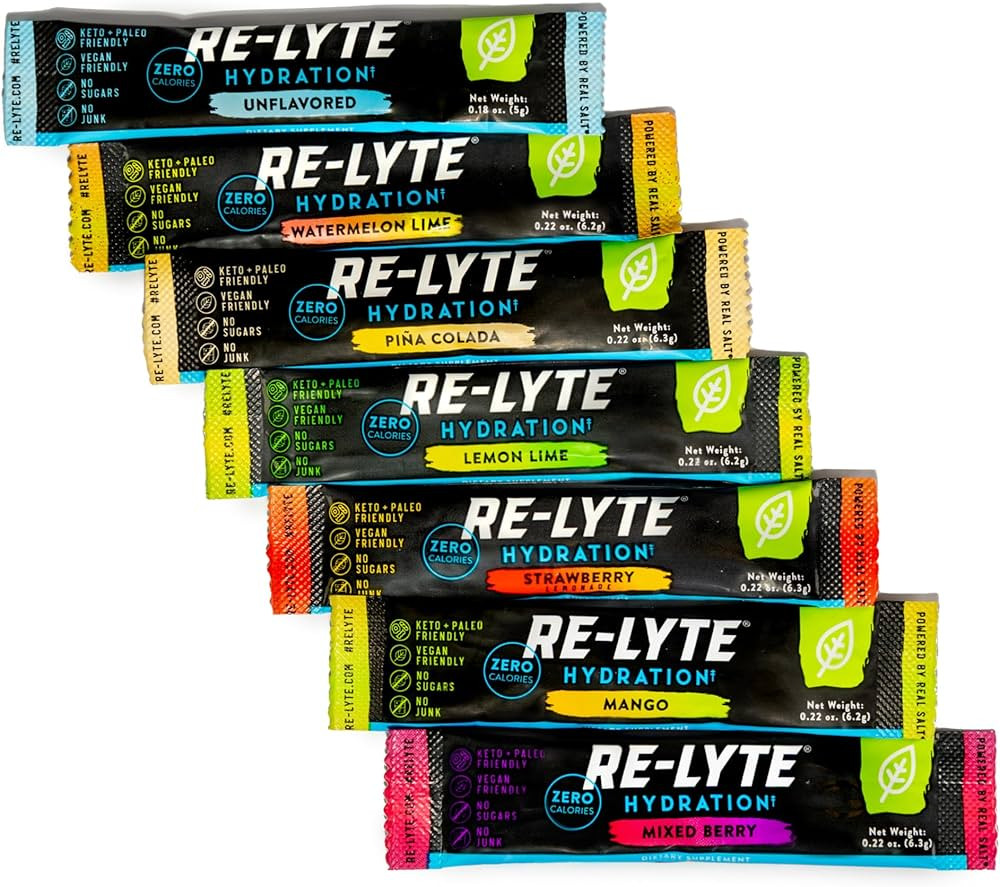 REDMOND Re-Lyte Hydration Electrolyte Drink Mix Variety (7 stick packs) | Amazon (US)