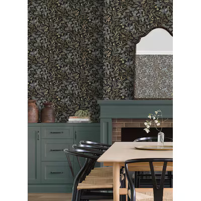 Chris Loves Julia x WallPops 30.75-sq ft Licorice Vinyl Ivy/Vines Self-adhesive Peel and Stick Wa... | Lowe's