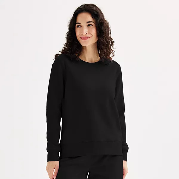 Women's Sonoma Goods For Life® Boxy Crewneck Sweatshirt | Kohl's