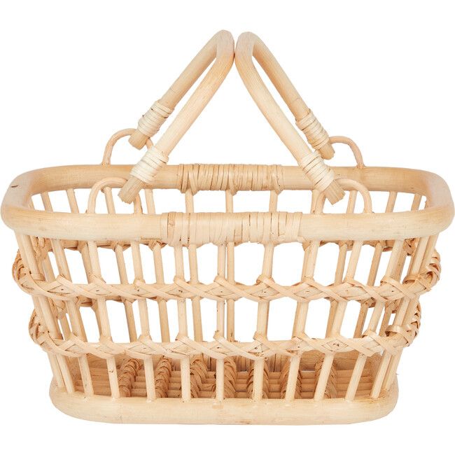 Rattan Tarry Basket, Wheat - Olli Ella Storage | Maisonette | Maisonette