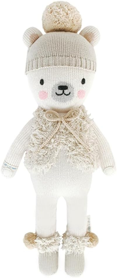 cuddle + kind Stella The Polar Bear Regular 20" Hand-Knit Doll – 1 Doll = 10 Meals, Fair Trade,... | Amazon (US)