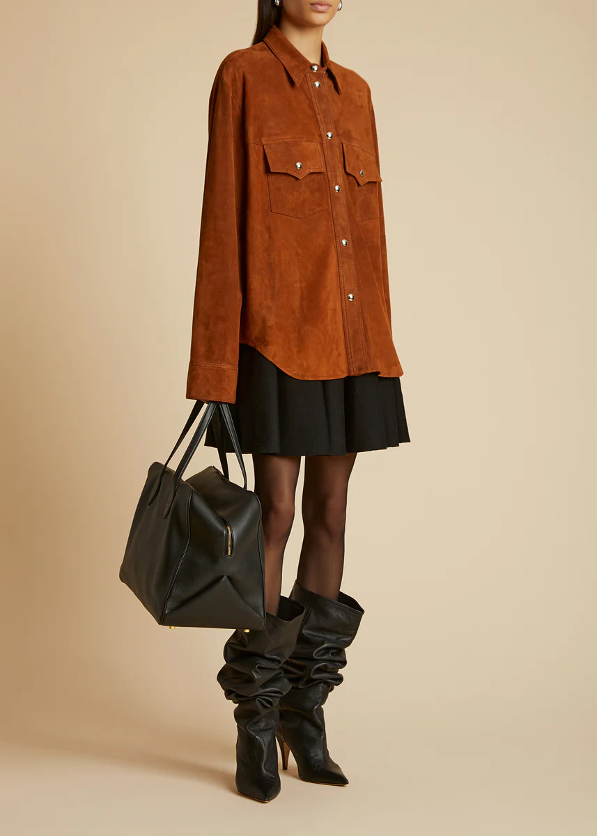 The Ulli Skirt in Black | Khaite