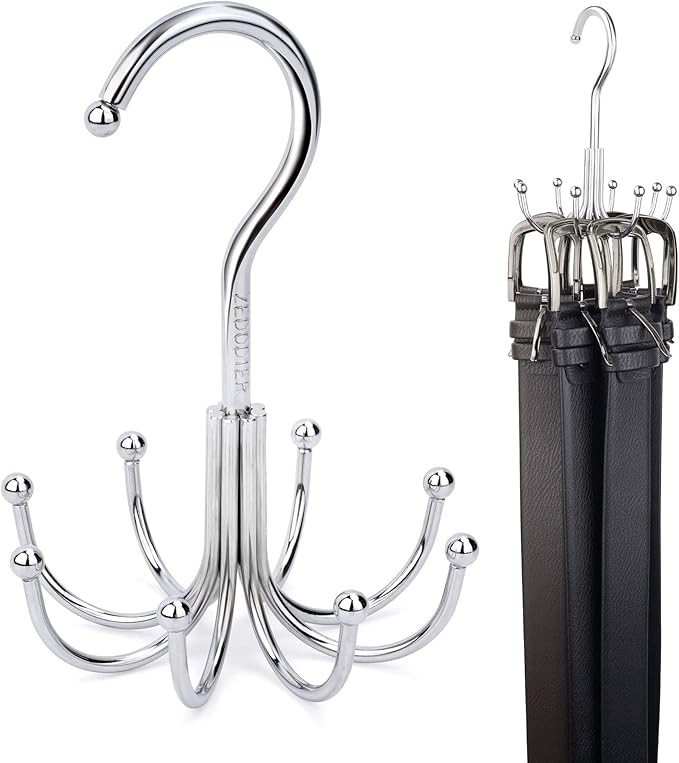 ZEDODIER Belt Hanger, Belt Organizer for Closet, Keeping Belts Visible and in Good Condition, Han... | Amazon (US)