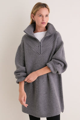 Charcoal Chunky Knit Luke Sweater | Tuckernuck (US)