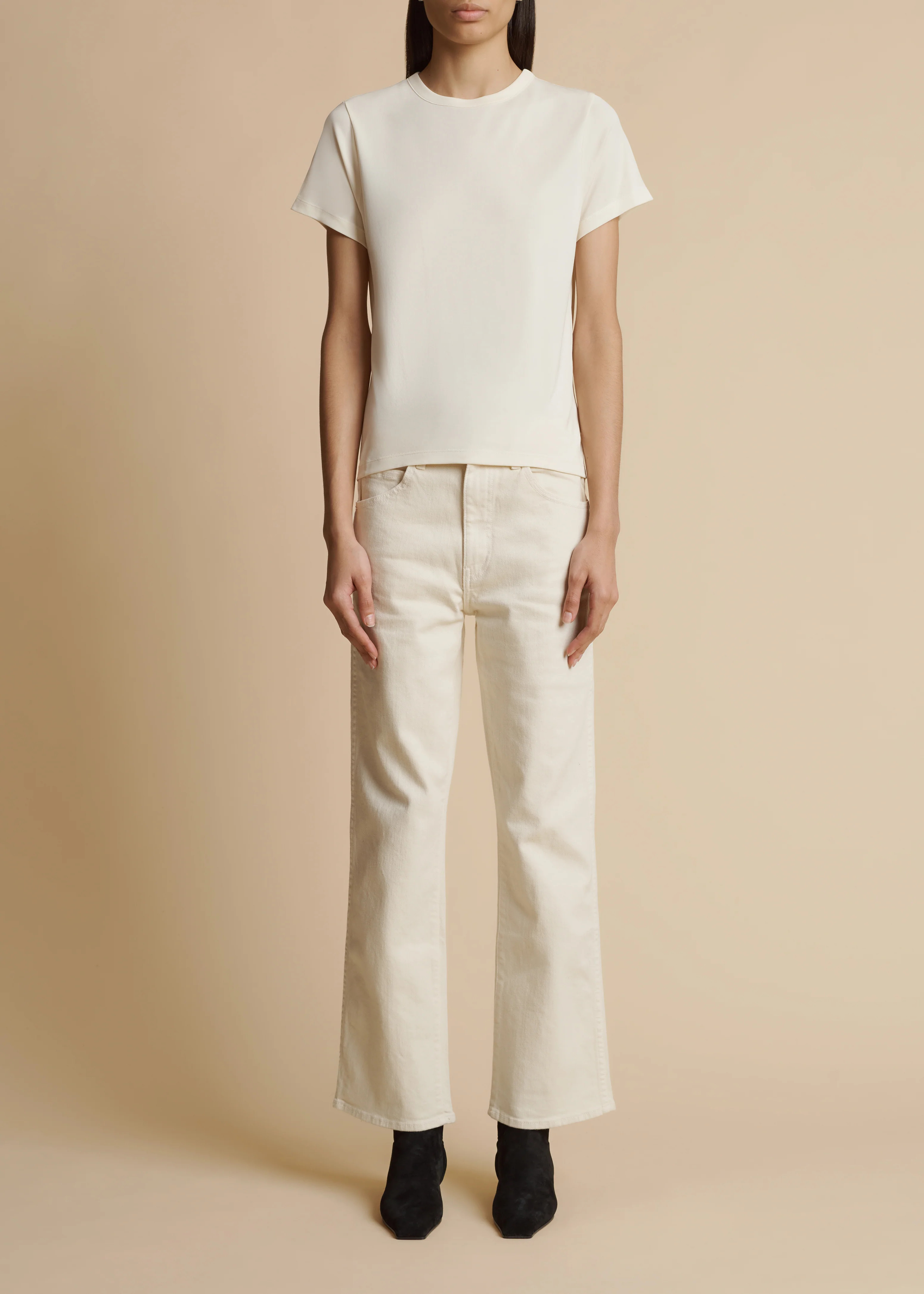 KHAITE - The Vivian Jean In Ivory | Khaite