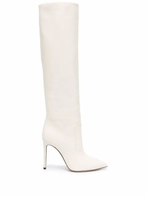 Paris Texas 105mm knee-high Boots - Farfetch | Farfetch Global