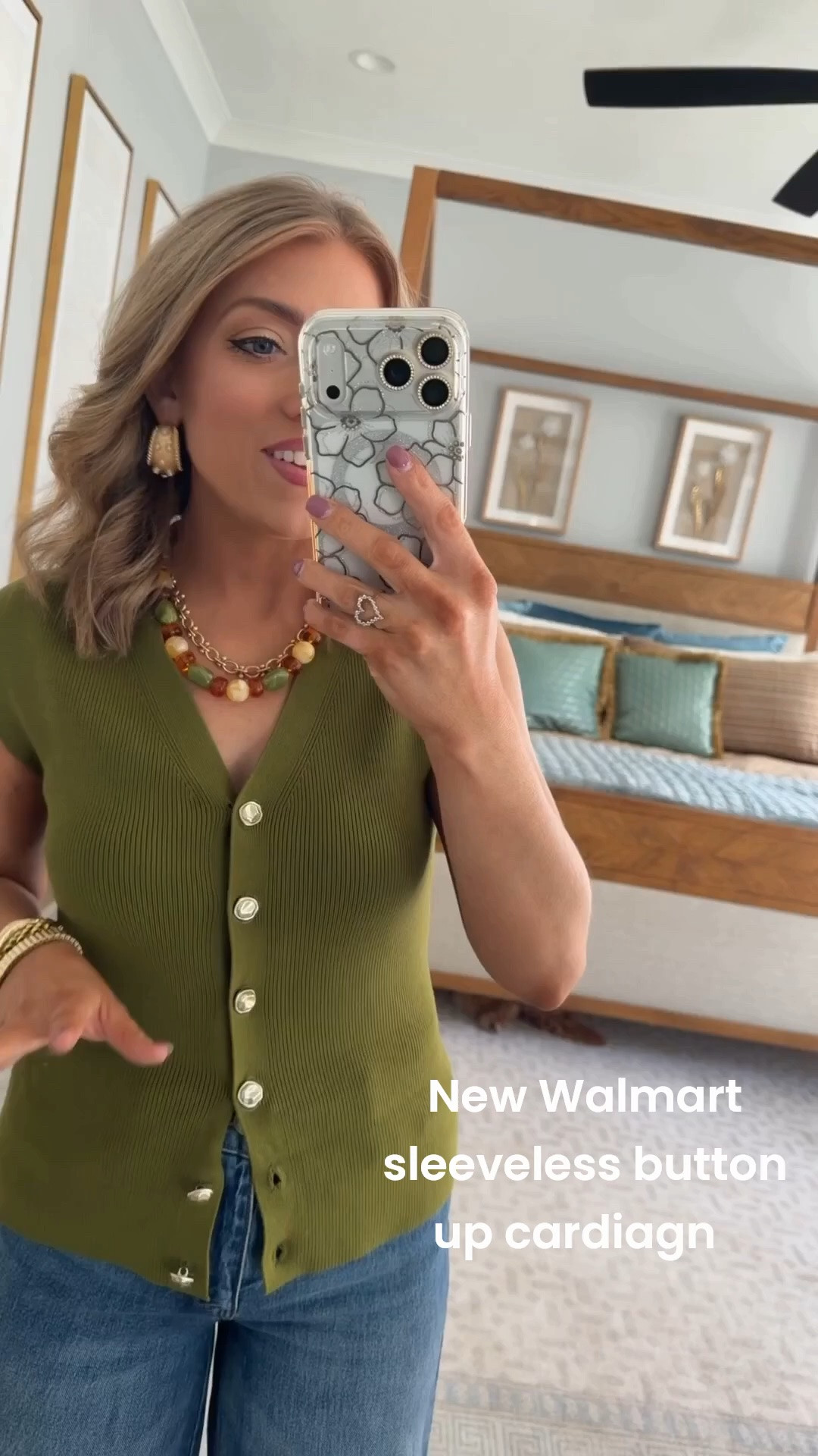Walmart fashion is doing it AGAIN 🙌🏼 This new olive green sweater vest is such an elevated find! I love the button-front detail paired with these cropped wide-leg jeans, leopard flats and layered gold jewelry. Such an easy Walmart outfit that looks so much more expensive than it is! These new arrivals are SO good. 💚✨

#walmartfashion #walmartfinds #walmartstyle #walmartnewarrivals #walmartoutfit #walmartfashionfinds #affordablefashion #affordablestyle #sweatervest #widelegjeans #leopardflats #casualoutfit #outfitinspiration #everydaystyle #womensfashion

#LTKootd #LTKPetite